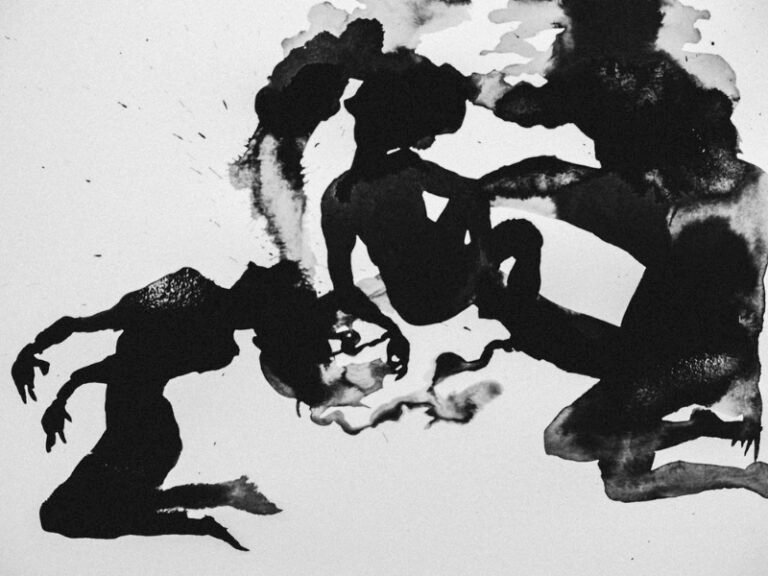 Ink illustration by vilde espenes
